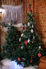 decorations Christmas porch