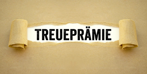 Treue Treueprämie Wir danken für ihre Treue