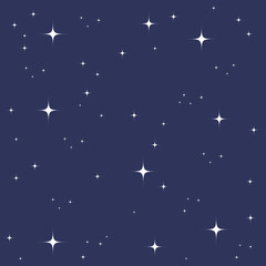 Fototapeta na wymiar seamless pattern with stylized stars. Vector illustration