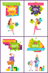 Premium Quality All Products Vector Illustration