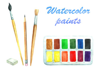 Stationery in watercolor.