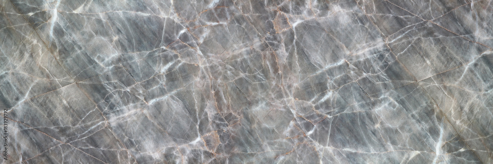 Poster horizontal white dark marble for pattern and background