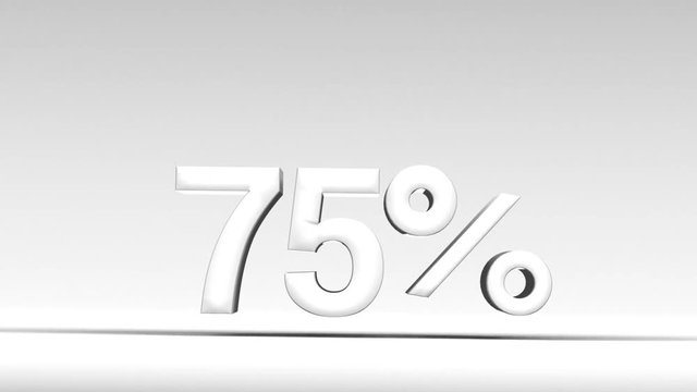 text of the discount falls and jumps 