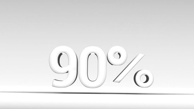 text of the discount falls and jumps 