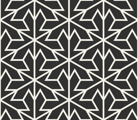 Vector seamless lines pattern. Modern stylish triangle shapes texture. Repeating geometric tiles