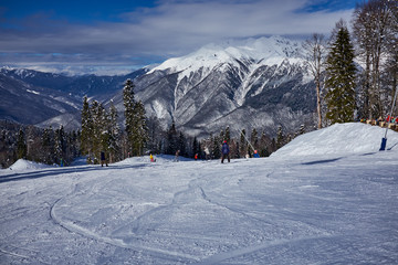 Winter Ski resort