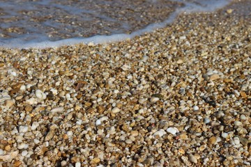 wet sea sand