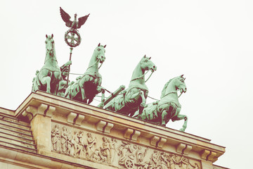 Obraz premium Berlin Brandenburg Gate (Brandenburger Tor), Berlin, Germany