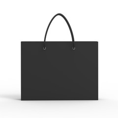 paper bag for shopping, 3d illustration