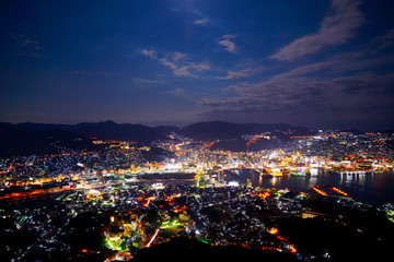 Fototapeta na wymiar 稲佐山の夜景