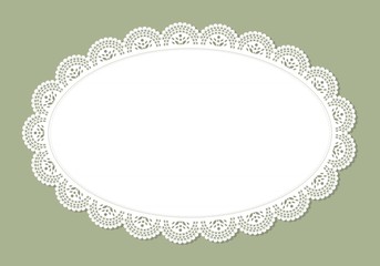 Blank Eyelet Template. Decorative frame templates such as embroidery.