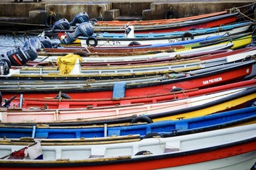 Boats in Easter Island
