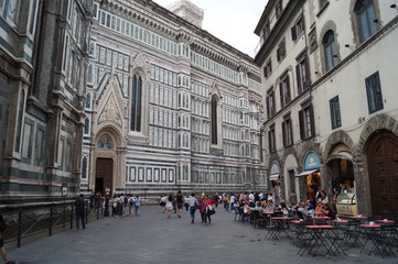 Naklejka na ściany i meble View of the Duomo, Florence Firenze, Italy