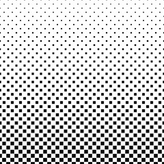 Black and white square pattern background design - vector illustration