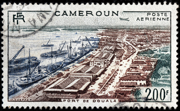 Douala Port Stamp