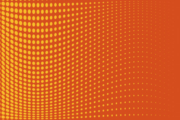 Fototapeta premium Abstract wavy halftone pattern. Comic background. Dotted backdrop with circles, dots, point large scale. 