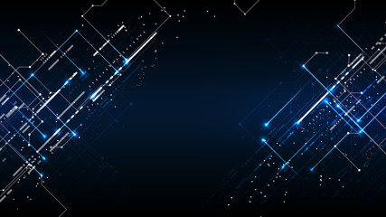 vector abstract background technology illustration communication data security