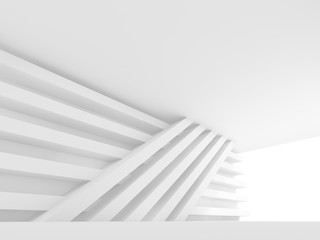 Abstract empty white3d  interior background