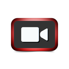 Video Button sign illustration