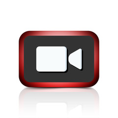 Video Button sign illustration