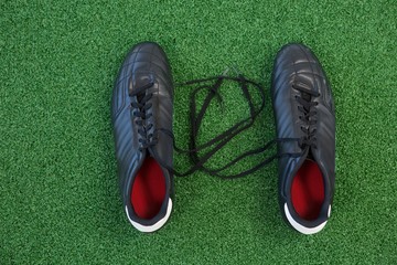Cleats on artificial grass