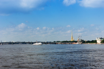 Fototapeta na wymiar Cityscape of Saint-Petersburg