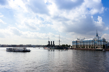 Fototapeta na wymiar Cityscape of Saint-Petersburg