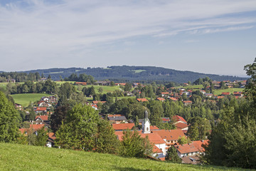 Fototapeta na wymiar Bad Kohlgrub in Oberbayern