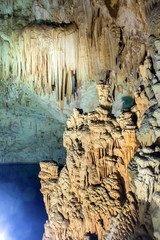 Fototapeta na wymiar A historical cave, Gilindire in Turkey