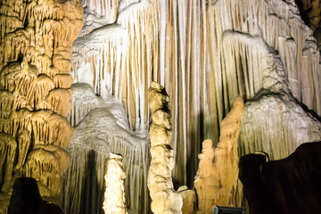 A historical cave, Gilindire in Turkey