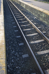Railway Train Station Platform