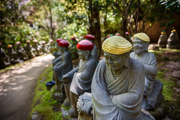 Obraz premium Stone buddha in garden