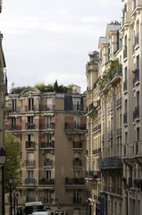 Fototapeta na wymiar Immeubles parisien