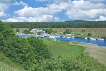 am Baaber Bollwerk bei Moritzdorf nahe Baabe auf der Insel Rügen,Ostsee,Mecklenburg-Vorpommern,Deutschland