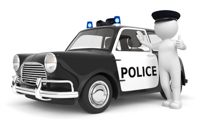 3d Männchen Police © fotomek