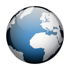 Fototapeta premium Vector illustration of Globe