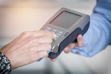 Paying with credit or debit card