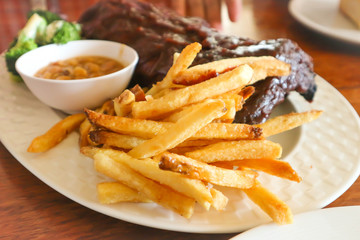 pork rib or pork steak