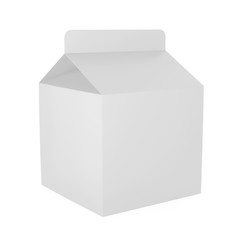 Milk Carton Box Isolated