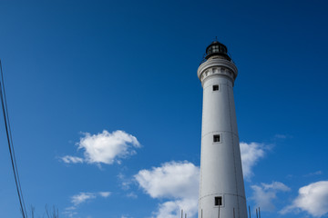 The lighthouse among the clouds