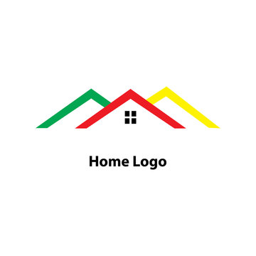 Home Logo Vector Template Design