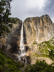 Yosemite Falls, Waterfall, National Park, California
