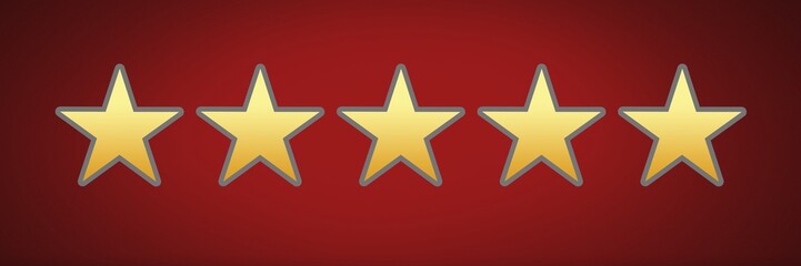 five star rating review