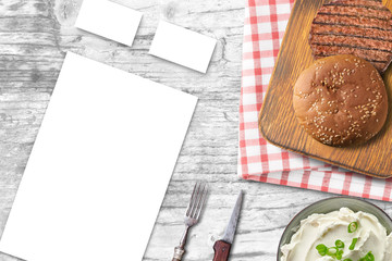 Fast food restaurant branding elements