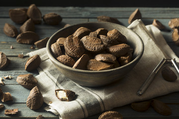 Raw Brown Organic Shelled Brazil Nuts