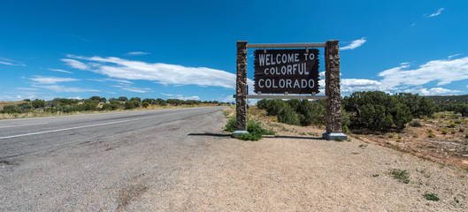 Colorado Road Sign