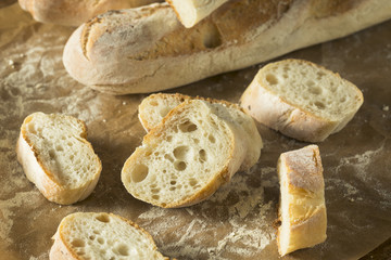 Homemade Crusty French Bread Baguette