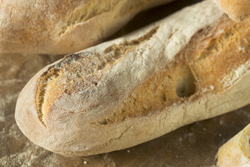 Homemade Crusty French Bread Baguette