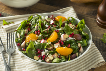 Raw Organic Winter Chard Salad with Oranges