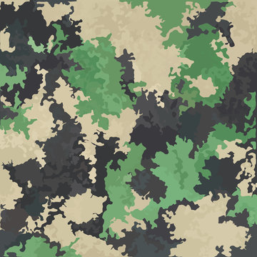 Vector background of camouflage colors